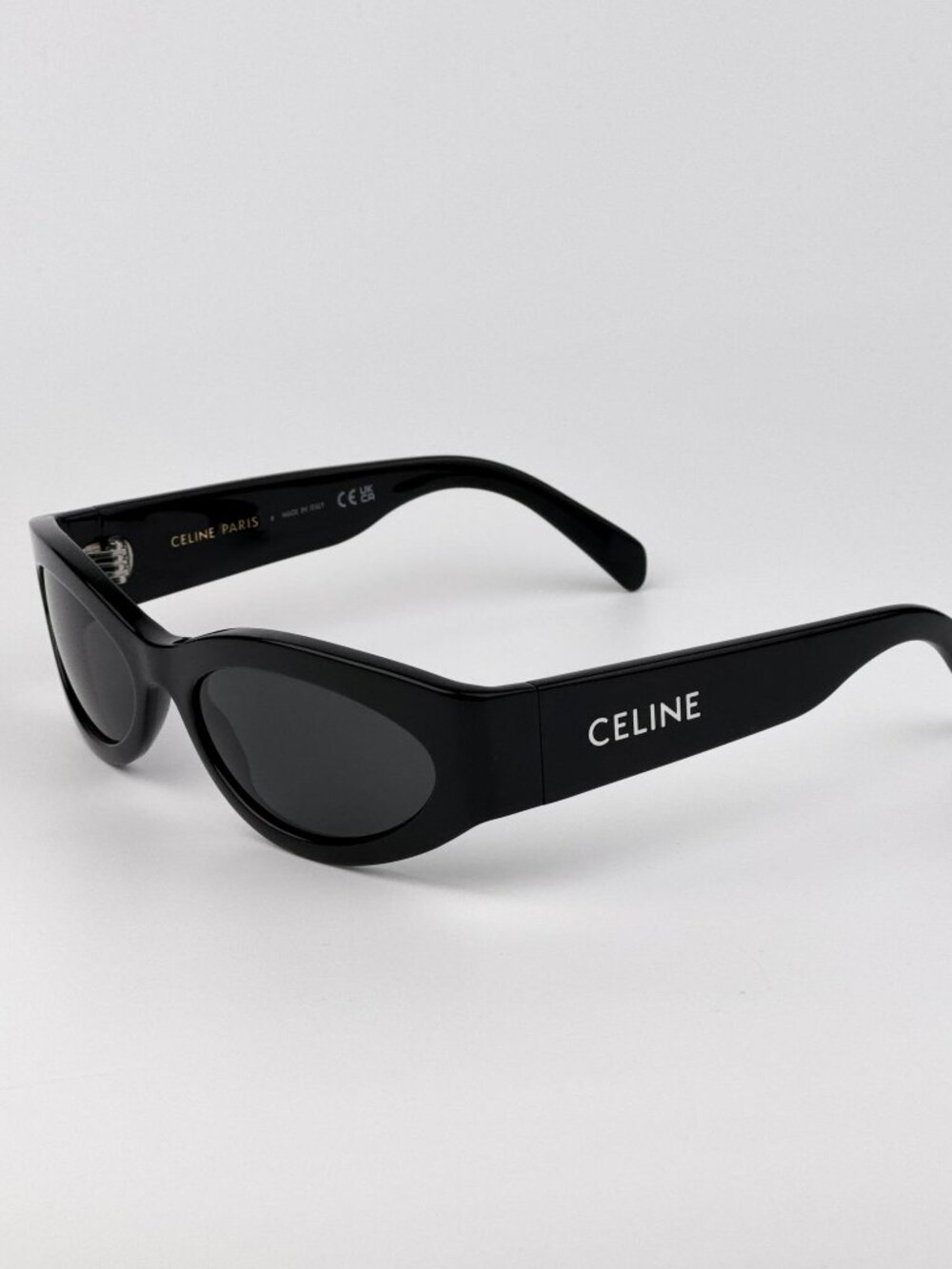 Celine CL40288I MONOCHROMS 01A Sunglasses – Black Grey Cat Eye NEW AUTHENTIC - Picture 4 of 11
